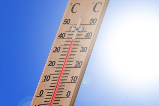 Bild zeigt einen Quecksilberthermometer