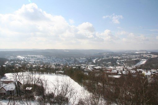 Bild zeigt eine Winteraufnahme vom Hoferkopf aus